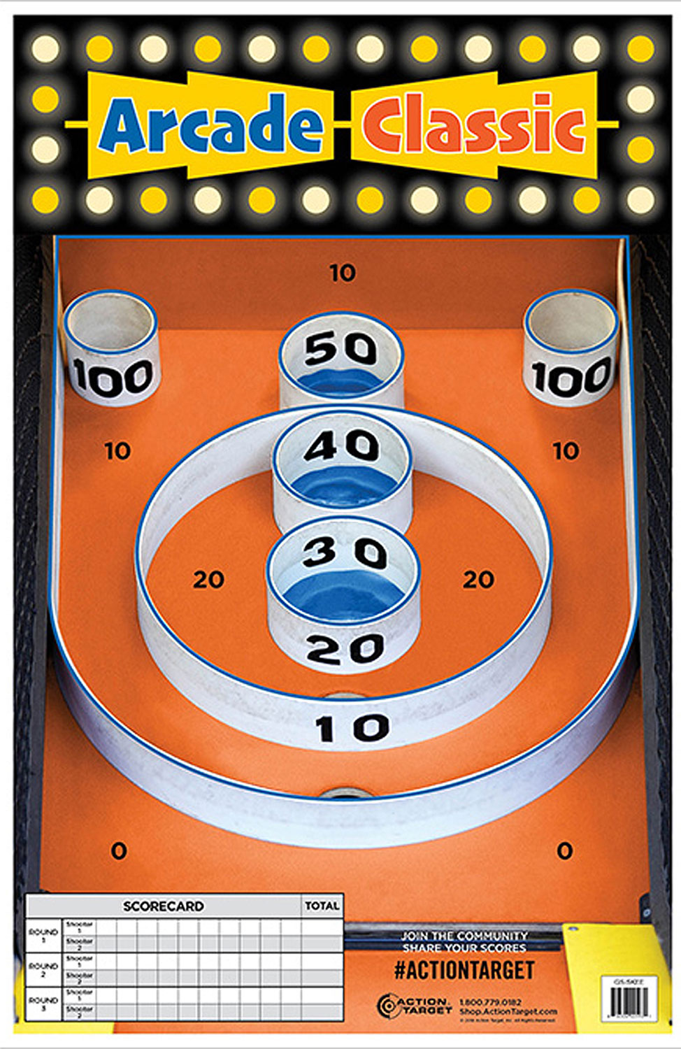 Skee ball hot sale target